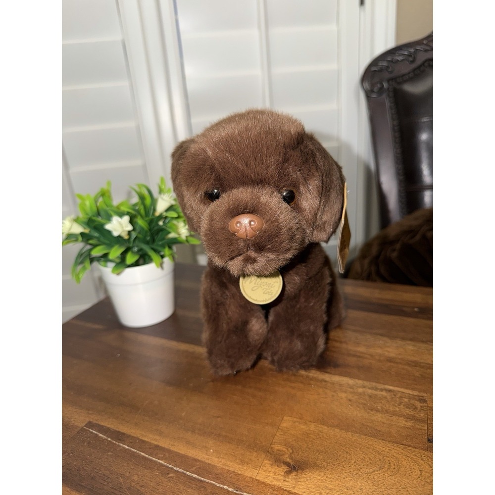 Aurora Miyoni‎ Chocolate Lab Pup Plush Stuffed Animal Toy